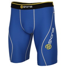 [SKINS] SL172MRAIP110 BLU0 스티치 포인트 남자 하프 타이즈(블루) 110