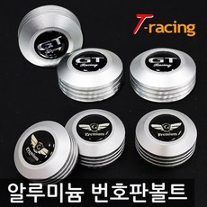 鋁製LOGO車牌螺絲 LF Sonata, 3入, YF Sonata(霧面鈦)