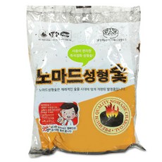 노마드캠핑 성형 숯, 410g, 1개