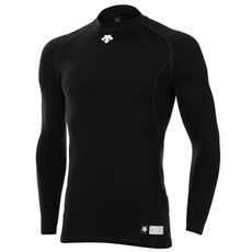 데상트 라운드 긴팔 언더셔츠 S5321ZPC01 BLK0