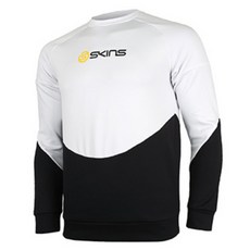 SKINS [SKINS] SL173MCAMT002 CUSHION POINT MAN -TO -MAN T襯衫（白色）105