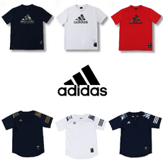 [ADIDAS] 아디다스 키즈 반팔티 6종 빅로고 레드