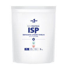 一日營養 ISP 大豆蛋白 蛋白質 乳清, 3 公斤, 1個