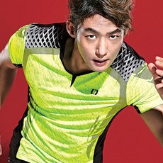 패기앤코 남성용 볼링 테니스 배드민턴 탁구 라운드 티셔츠