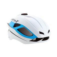 랭킹헬멧 R1X 에어로 헬멧, white + blue, 1개