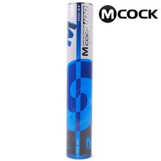 Mkoc羽毛球 M100 白色+米色 12個入, 白色 + 米色