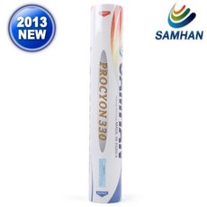 Samhan運動Prosiyon 330羽毛球 白色 12個入, Samhan Prosion 330 毽子 1 瓶