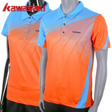 가와사키 여성용 반팔 티셔츠 ST-16219OR M(55)