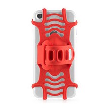 Bone 蹦克 Ranking Helmet Bike Tie Pro 手機自行車架, 紅色的, 1個