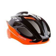 랭킹헬멧 R1 레이싱 헬멧, black + orange, 1개