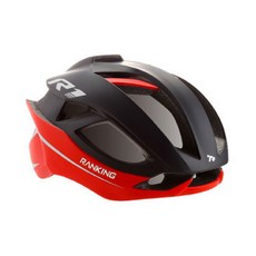 랭킹헬멧 R1 레이싱 헬멧, black + red, 1개