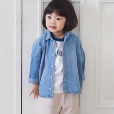 느엘 여아용 가오리 청남방