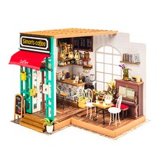 아트조이 DIY 미니어처하우스 Simons cafe, 혼합 색상, 1개