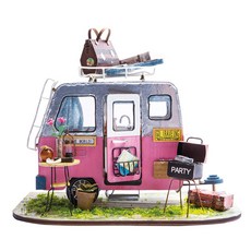 아트조이 DIY 미니어처하우스 Happy Camper, 혼합 색상, 1개