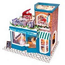 ARTJOY DIY微型房子咖啡屋, 混色