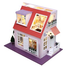 ARTJOY DIY微型房子優雅的屋頂露台, 混色