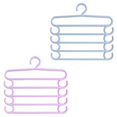 마켓감성 다기능 바지걸이, 랜덤발송, 2개