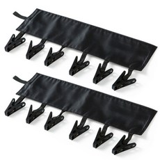 浴室6夾布衣架(隨機出貨), 2個