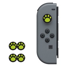 위브엔터테인먼트 SWITCH 조이콘 스틱 발바닥 커버, 그린, 4개