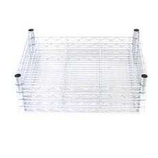 KORACK 工業金屬架支架擱板 450 x 600 4p + 順豐支架 450 2p, 鉻（銀）