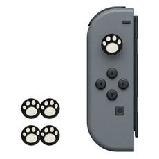 위브엔터테인먼트 SWITCH 조이콘 스틱 발바닥 커버, 화이트, 4개