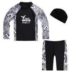 ST.HOLIDAY 兒童防磨泳衣上下身套裝 + 泳帽 ST811