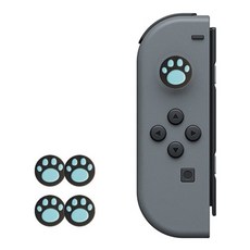 위브엔터테인먼트 SWITCH 조이콘 스틱 발바닥 커버, 블루, 4개