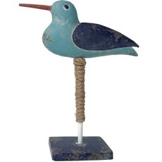 Takasho Goddess Wood Figure 海鷗 S, 海軍+藍色