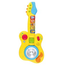 世界流通 寶寶智能吉他樂器玩具, 混合顏色, 1個