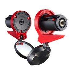 Unkown 自行車手把後視鏡, 紅色的, 1個