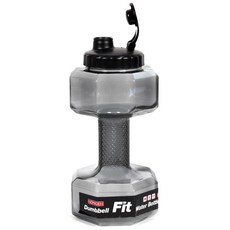 노마드캠핑 덤벨 FIT 물병, 블랙, 2.2L, 1개