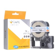 LMK LMK 標籤機用標籤帶卡匣 CW501 Romantic Sakura 黑色字體, 1套