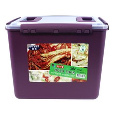 Mihwa塑膠Hold Lock泡菜保鮮盒 7-1, 20L, 1個