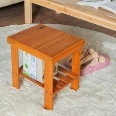 Tree 우드 미니 선반겸용 보조의자, 1단