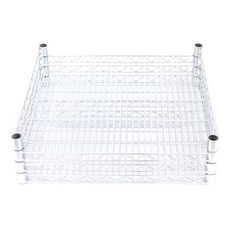 KORACK 工業金屬機架擱板 450 x 610 mm 3p + SF Support 450mm 2p, 銀