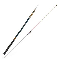 Won Da組合碳纖維水揚釣魚竿 33+Na Ryu Ye菩薩釣魚浮標 800 2種組, 1套