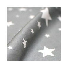 布藝藝術牛津布料 閃亮星星, 灰色背景