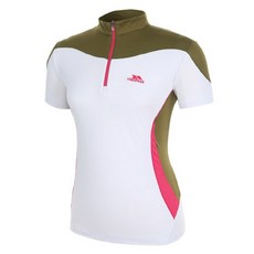 橙色女式半拉鍊 T恤 6 TPWSST006