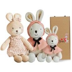 CONY BABY 安撫娃娃 小兔子 30cm+兔子 40cm+兔子 60cm+禮盒, 1組