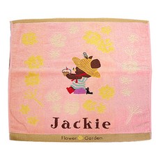 thebear school jackie 手巾, 粉色的, 1個