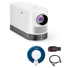 LG전자 시네빔 프로젝터 HF80JA + 헤미빔 안테나 + USB 8GB+ HDMI 1.5m 최신형