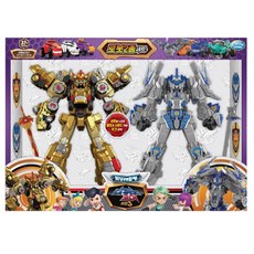 Juyoung&Co恐龍戰騎3期聲音機器人 2種組, 混色