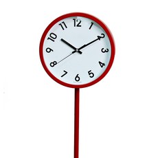 Keydari 支架式素色時鐘, 紅色