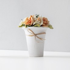 블루밍앤미 로즈 홈드레싱 포트 대, 오렌지, 1개