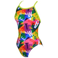 供旋風女子亞軍使用的冷凍一件式游泳衣PLS2199