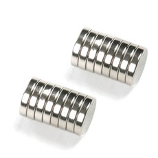 페인트인포 모던 타공판 원형 초강력 ND자석 10 x 2 mm, 4개