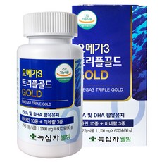 녹십자웰빙 오메가3 트리플 골드 영양제 60캡슐, 66g, 1개