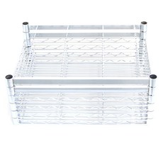 Corak Korea工業用金屬架 350*600 4入+角鐵 600 4入, 鉻（銀）