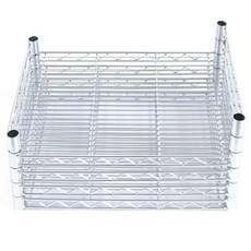 Corac Korea工業用金屬架 450*600 4入+SF支架 450 3入, 鉻（銀）