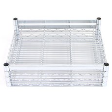 Corak Korea工業用金屬架 390*600 3入+角鐵 600 3入, 鉻（銀）